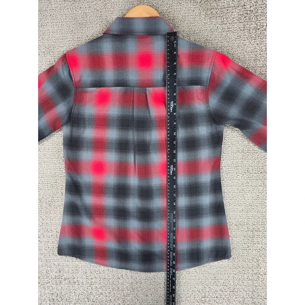 Dixxon Flannel Co The Blazer Pearl Snap‎ Plaid Button Up Shirt Womens Medium NWT